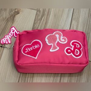 NWT Barbie Pink Accessory Bag with Iconic Designs